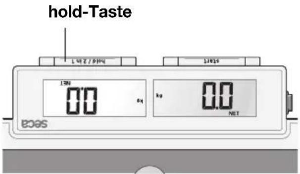 SECA 878 - Memorizzazione del valore del peso (HOLD) - 2