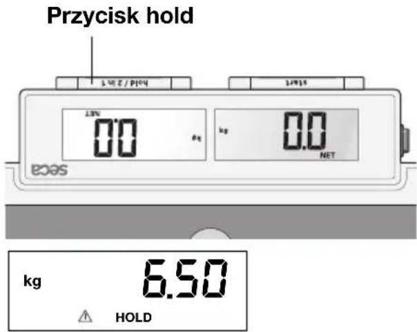 SECA 878 - Zatrzymywanie wyniku ważenia (HOLD) - 1