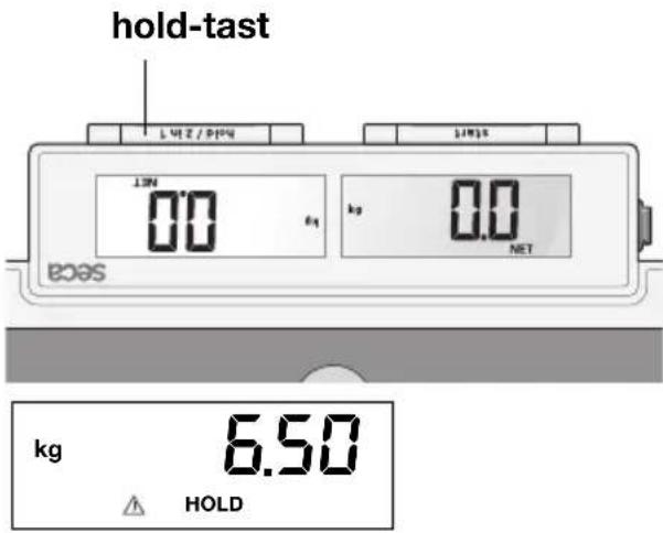 SECA 878 - Lagring af vægtværdien (HOLD) - 1