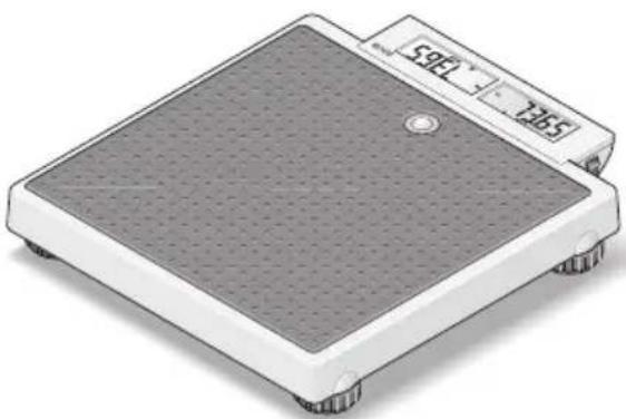 SECA 878 - Waage aufstellen - 1