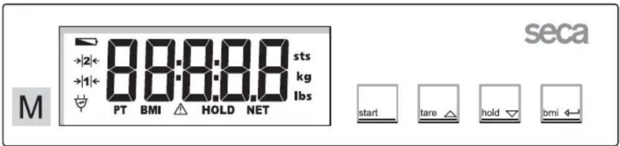SECA 899 - Στοιχεία χειρισμου και ενδειξεις - 1