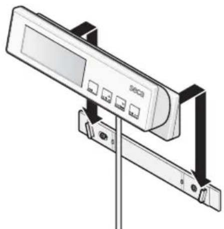 SECA 899 - Fitting the wall bracket - 2