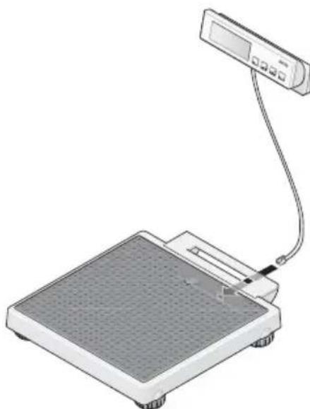 SECA 899 - Łaczenia kabla instalicyjnégo z platformą wagi - 1