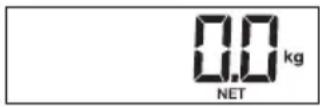 SECA 899 - Tarering af vægtvisningen (TARE) - 3