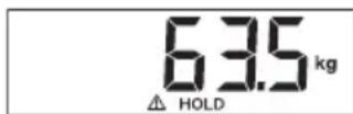 SECA 899 - Memorización del valor de peso (HOLD) - 2