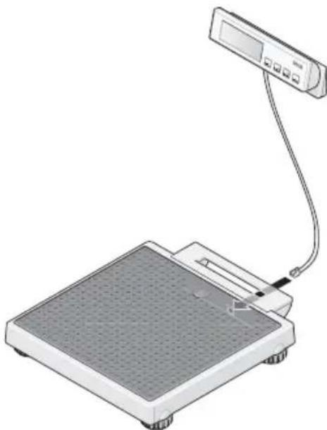 SECA 899 - Tilkoplning av tilkoplingskabelen til veieplattformen - 1