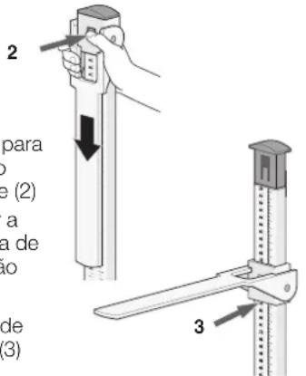SECA 220 - Para medicoes abaixo de 130,5 cm (51.3 inch): - 1