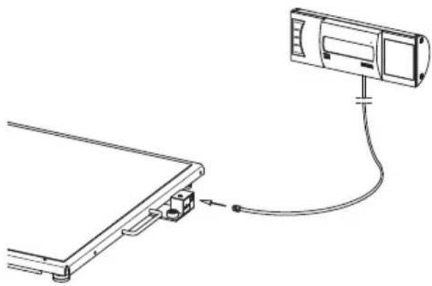 SECA 653 - Verbindungskabel an Plattform anschließen - 1