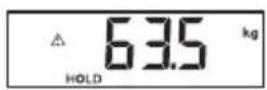 SECA 653 - Affichage en permanence du résultat de mesure (HOLD) - 2