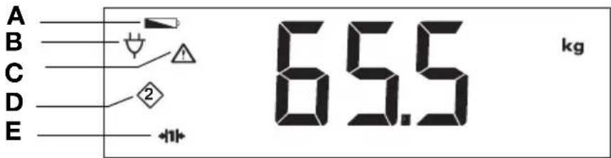 SECA 653 - Simboli sul display - 1