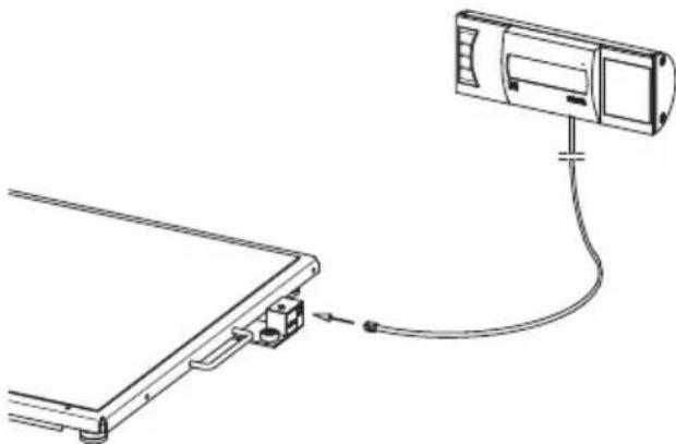 SECA 653 - Conectar o cabo de ligaçao à plataforma - 1