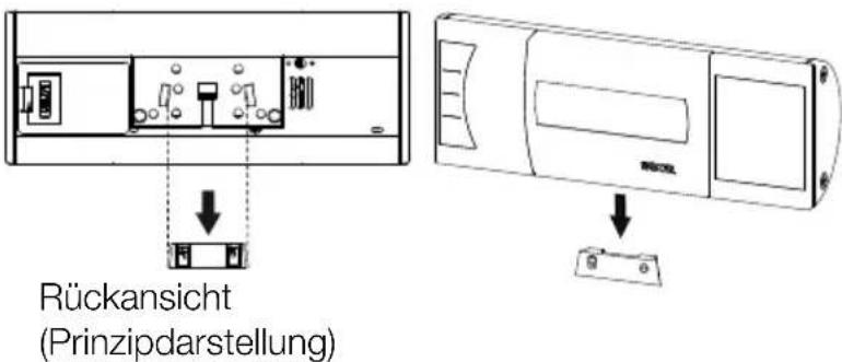 SECA 653 - Anzeigegehäuse auf Wandhalter setzen - 1