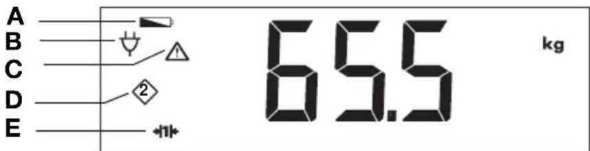 SECA 653 - Symbole im Display - 1