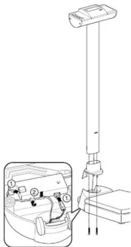 SECA 704 - Pylvään asennus - 1