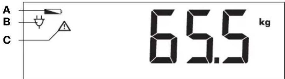 SECA 704 - Symbole im Display - 1