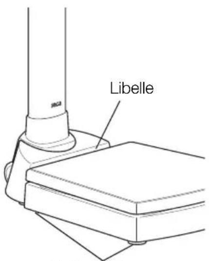 SECA 704 - Waage aufstellen - 1