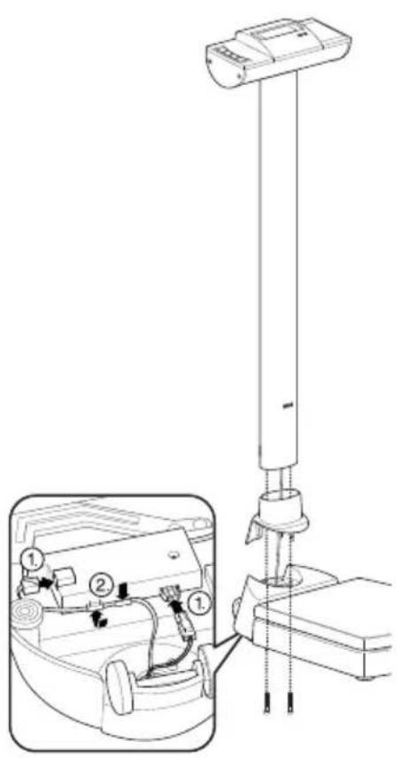 SECA 704 - Montering av pelaren - 1