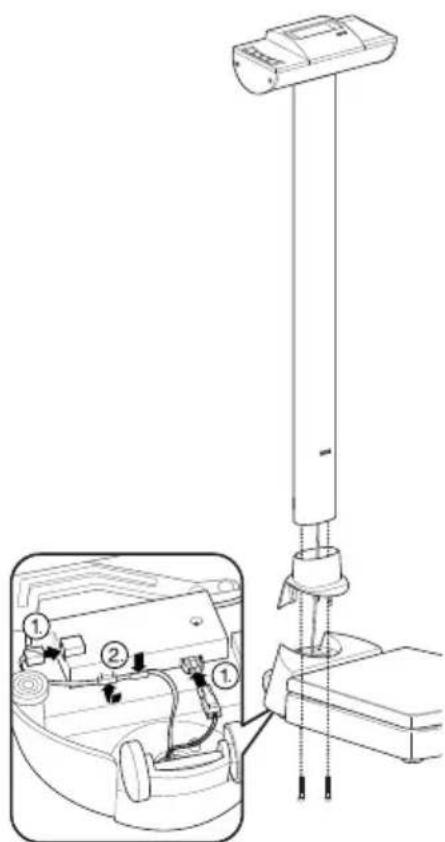 SECA 704 - Montage van de zuil - 1