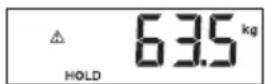 SECA 704 - Continuous display of measured result (HOLD) - 3