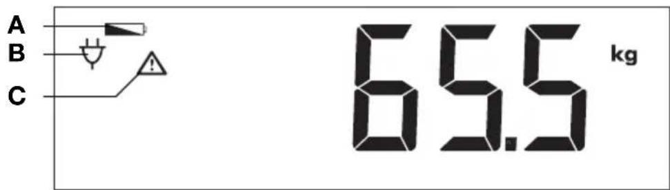 SECA 704 - Symbolen in het display - 1