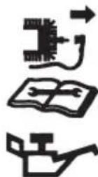 JONSERED LM 2247 CDP - Kontrollere motorbremsehåndtaket - 4