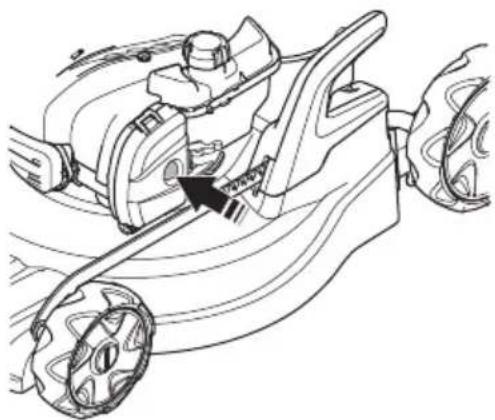 JONSERED LM 2247 CDP - Handmatige start (LM 2247C, LM 2247CD) - 1