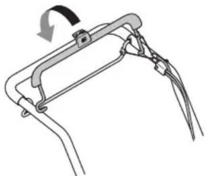 JONSERED LM 2247 CDP - Kontrola rukojeti brzdy motoru - 1