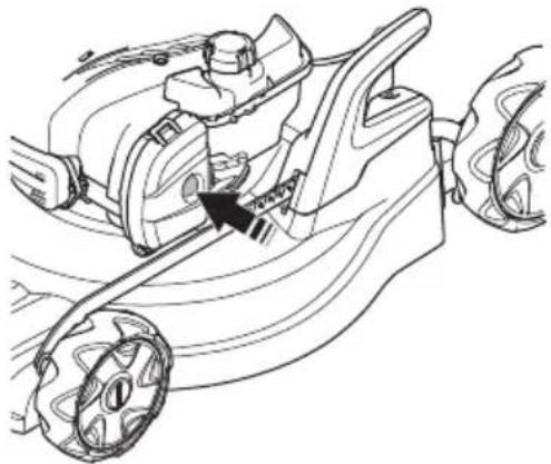 JONSERED LM 2247 CDP - Manuaalinen käynnistys (LM 2247C, LM 2247CD) - 1