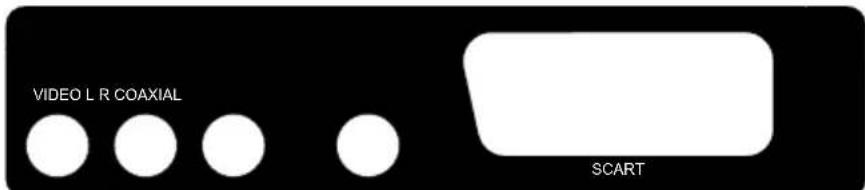 Krüger&Matz KM0224 - Prises arrières AV (KM0224) - 2