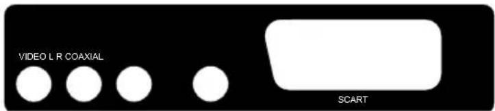 Krüger&Matz KM0224 - Rückwärtige AV Anschlüsse (KM0224) - 2