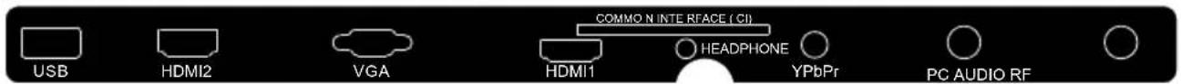 Krüger&Matz KM0224 - Rear AV connections (side) (KM0224) - 1
