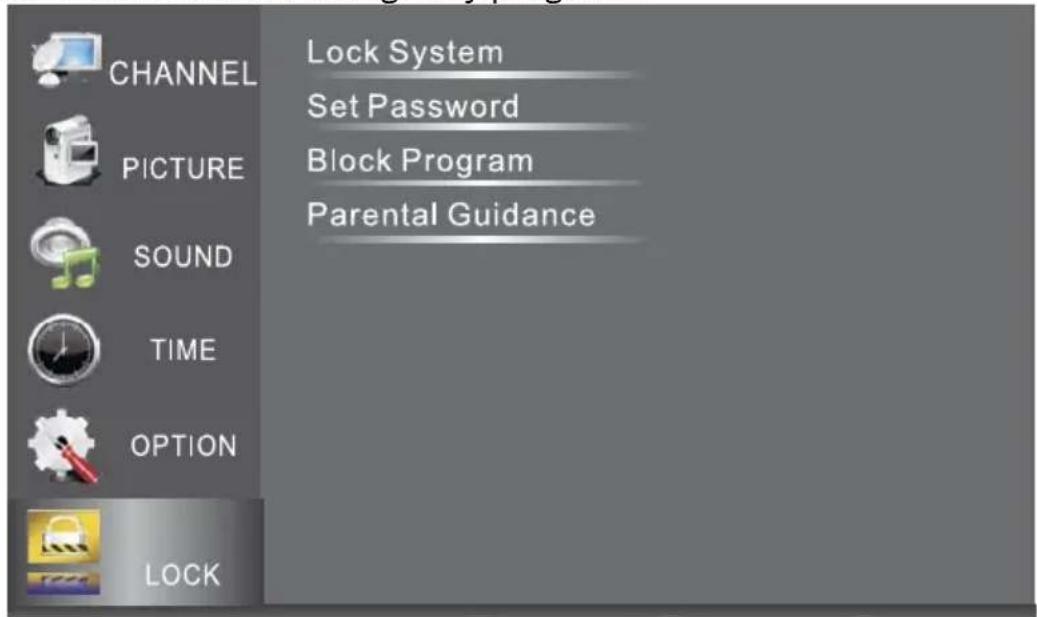 Krüger&Matz KM0224 - LOCK MENU - 1