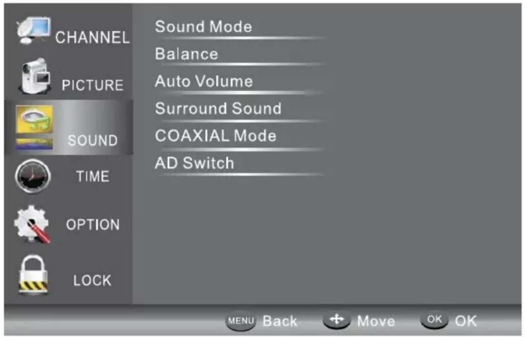 Krüger&Matz KM0224 - SOUND MENU - 1
