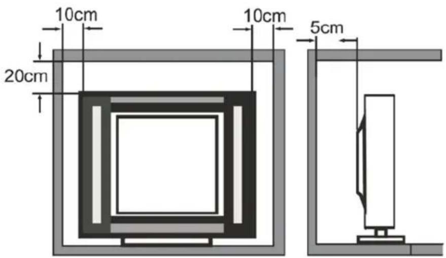 Krüger&Matz KM0224 - Distances minimales pour l'installation - 1