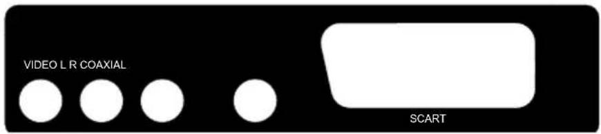 Krüger&Matz KM0224 - Achterste uitgangen AV (KM0224) - 2