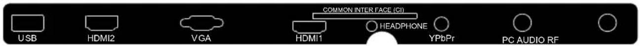 Krüger&Matz KM0224 - Side AV connections (KM0224) - 1