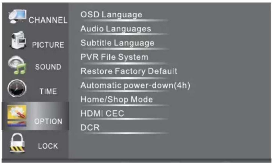 Krüger&Matz KM0224 - MENÚ OPCIONES - 1