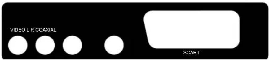 Krüger&Matz KM0224 - Conectores traseros AV (KM0224) - 2