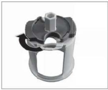 Gourmetmaxx Z 02733 - Schneideinsätze in die Schneideinsatzhalterung einsetzen / entnahme - 1