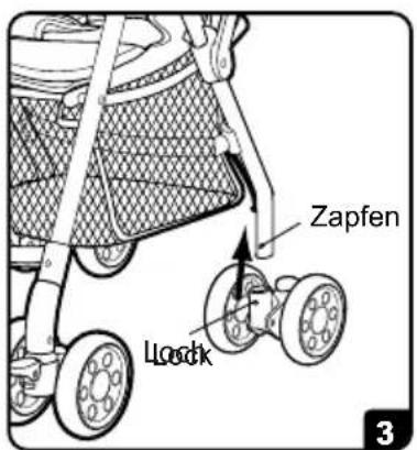 Foppapedretti Tokio - MONTAGE DER VORDERRÄDER - 1