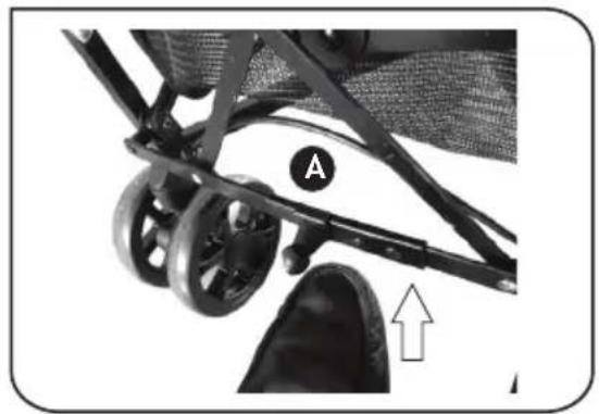 Foppapedretti Passenger - ACTIVER LE FREIN DE STATIONNEMENT, ROUES ANTERIEURES - 1