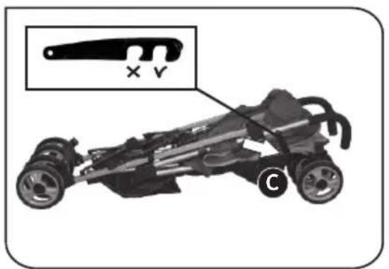 Foppapedretti Passenger - ACTIVER LE FREIN DE STATIONNEMENT, ROUES ANTERIEURES - 4