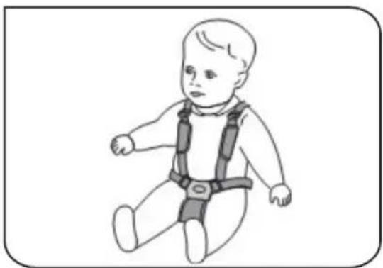 Foppapedretti Passenger - BENUTZUNG DES SICHERHEITSGURTES, KÖRPERGURT - 1