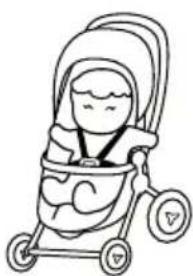 Foppapedretti Chic - NON PERMETTERE MAI AL BAMBINO DI SOLLEVARSI IN PIEDI SUL PASSEGGINO - 1