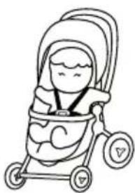 Foppapedretti Chic - NUNCA LEVANTE O CARRINHO SE A CRIANÇA ESTIVER NO SEU INTERIOR - 2