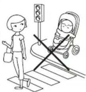 Foppapedretti Chic - НИКОГДА НЕ ПОДНИМАЙТЕ ПРОГУЛОЧНУЮ КОЛЯСКУ С РЕБЁНКОМ, НАХОДЯЩИМСЯ В НЕЙ - 1