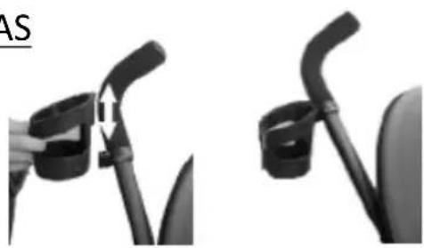 Topmark Lucca T8004 - PARACOLOCAR O RETIRAR EL PORTABEBIDAS - 1