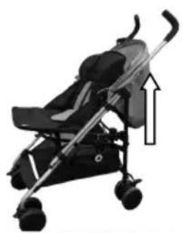 Topmark Lucca T8004 - ZUSAMMENKLAPPEN DES BUGGYS - 1