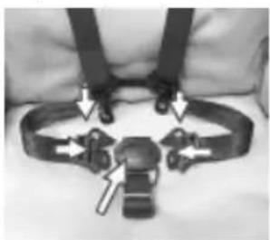 Topmark Lucca T8004 - WAARSCHUWING: GEBRUIK ALTIJD DE VEILIGHEIDSGORDEL IN COMBINATIE MET HET TUSSENBEENSTUK. - 1