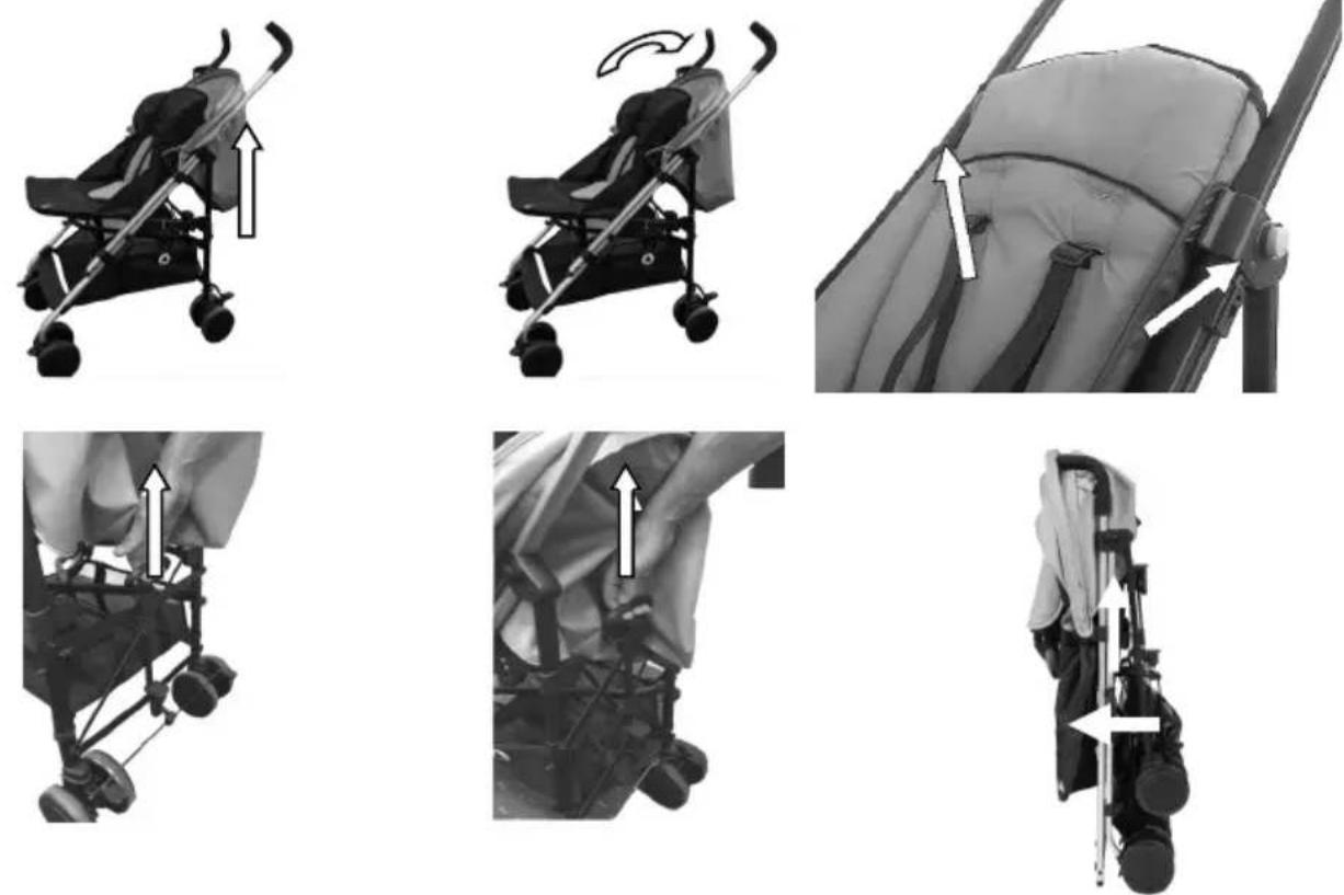 Topmark Lucca T8004 - PLEGADO DE LA SILLA DE PASEO - 1